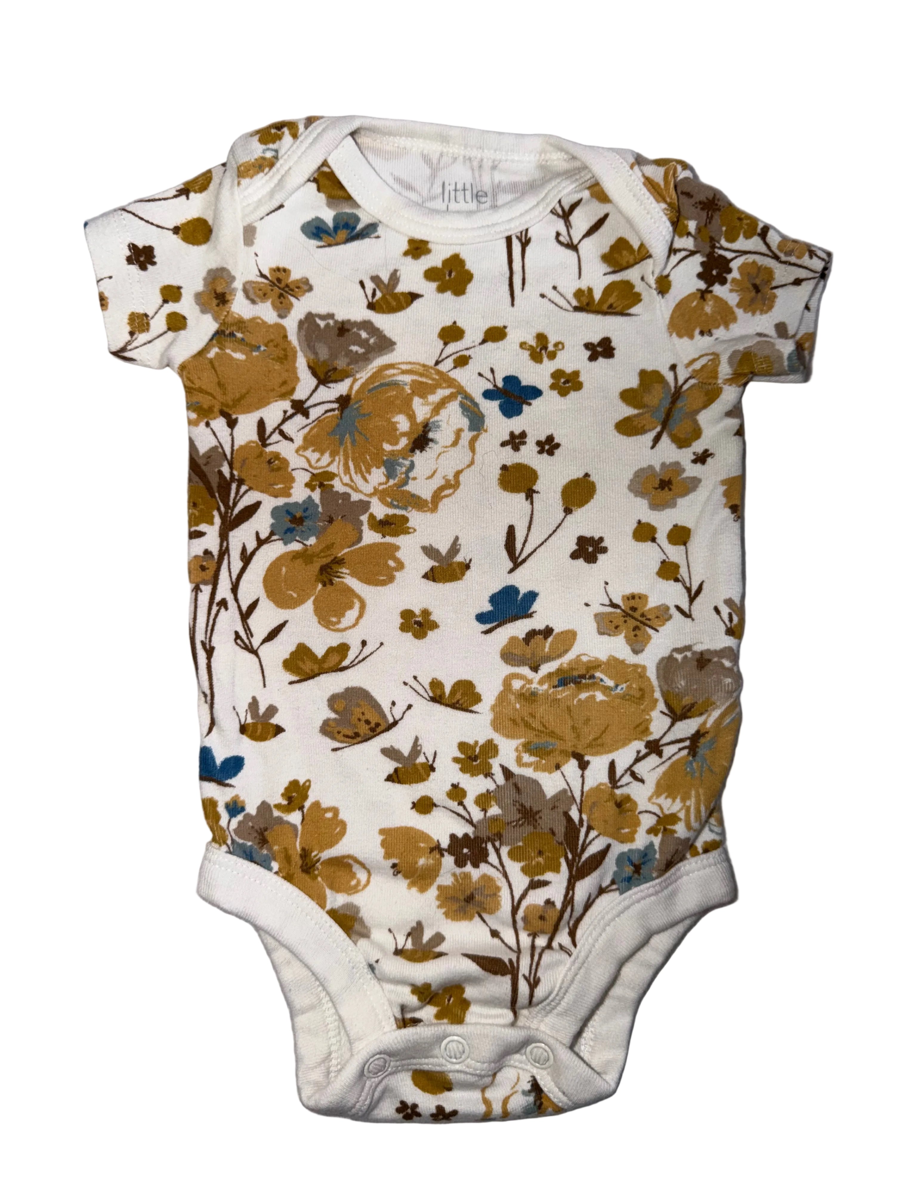 Floral Onesie Size 3m