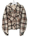 Women’s Cropped Shacket Size M