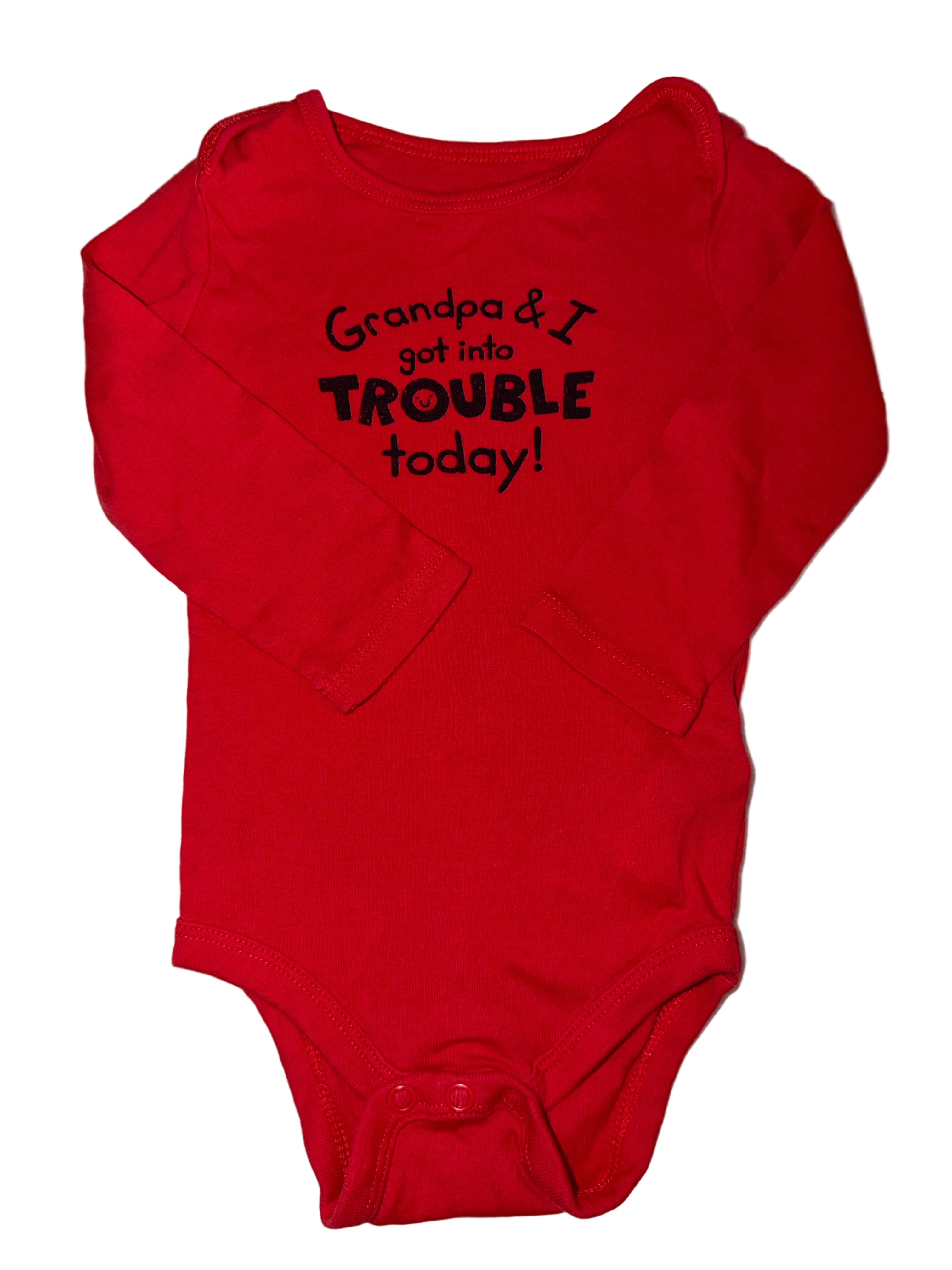 Grandpa Onesie Size 6-12m