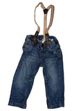 Adjustable Suspender Pants Size 9-12m