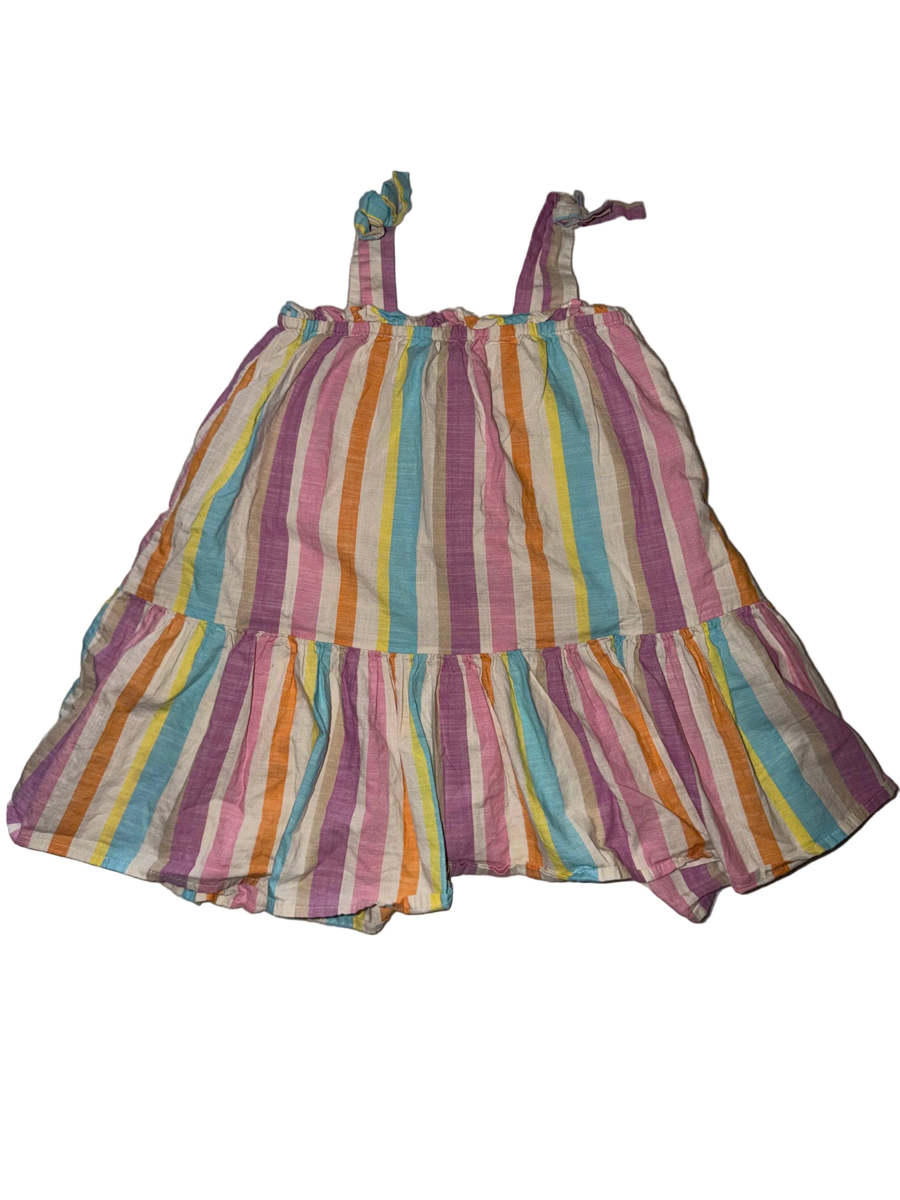 Girls Striped Dress Size 5t