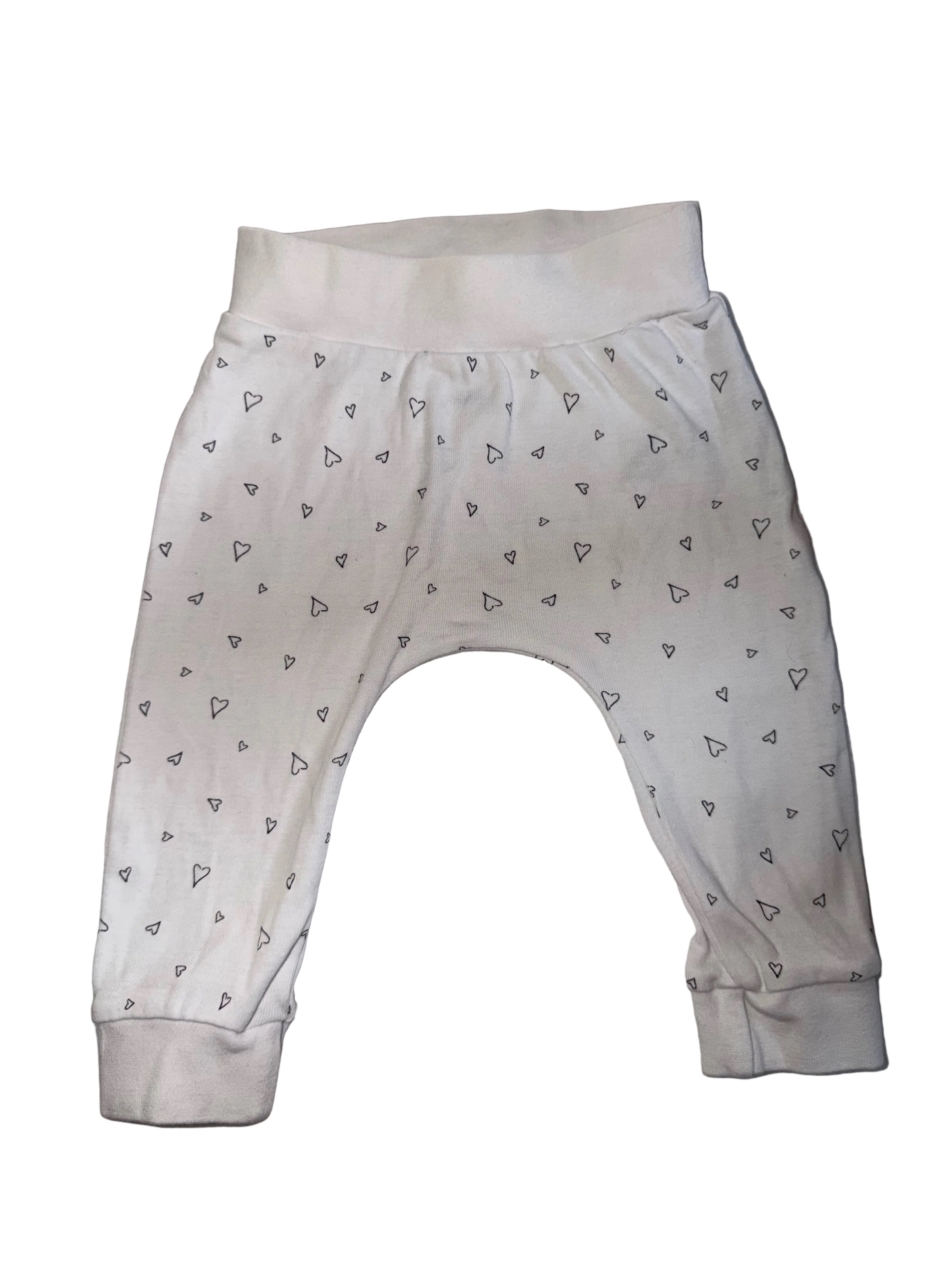 Heart Print Pants Size 6-9m