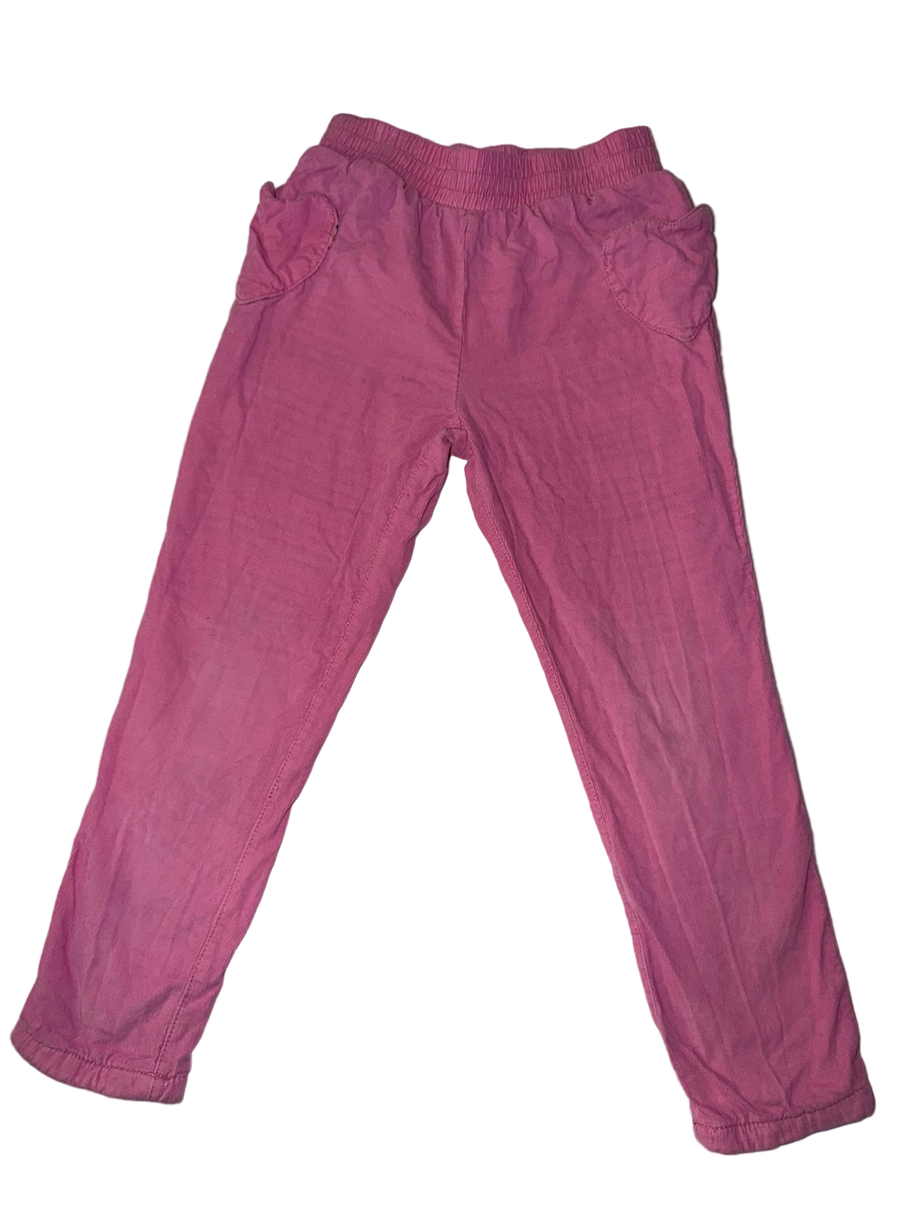 Girls Lined Corduroy Pants Size 8