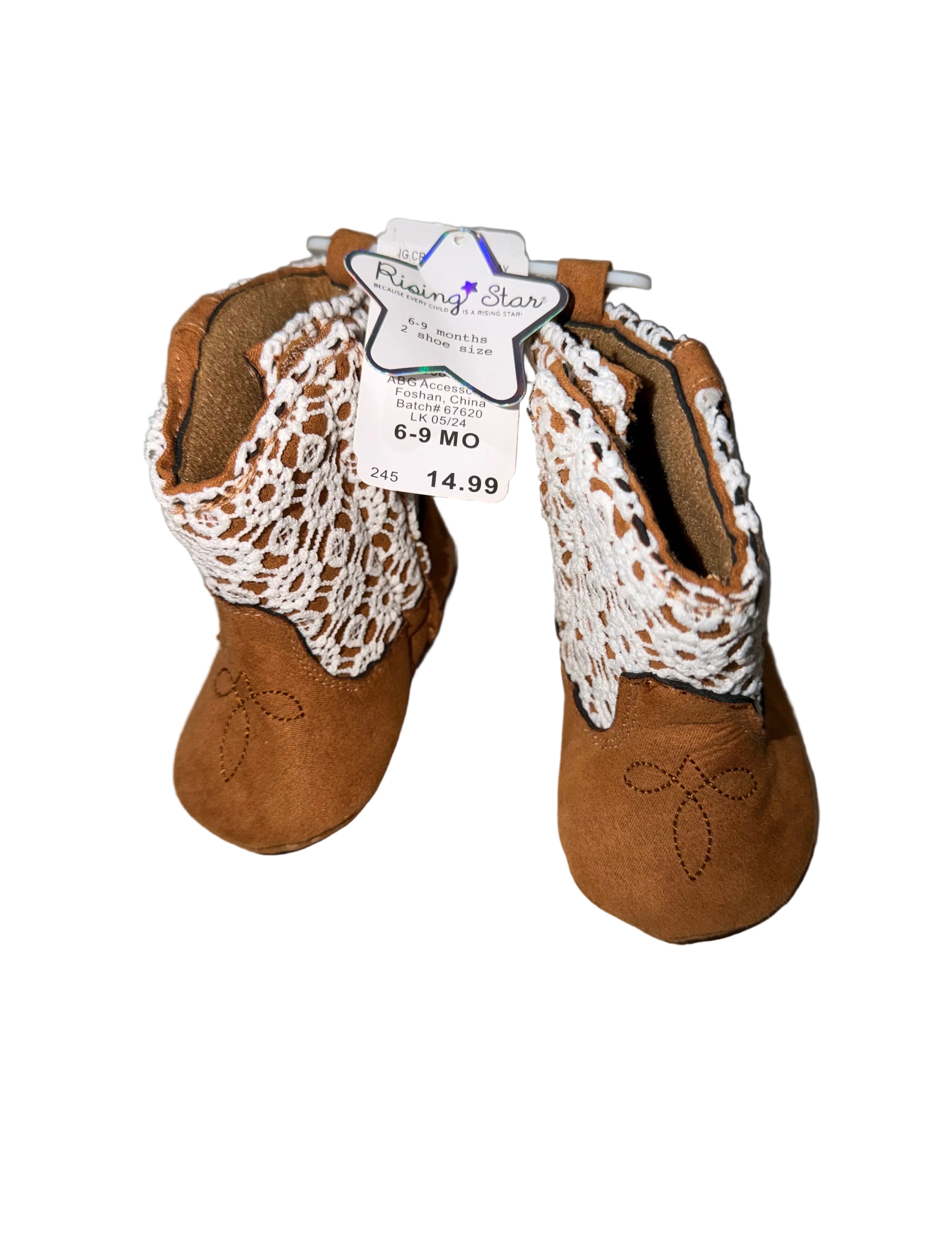 Infant Cowgirl Boots Size 6-9m
