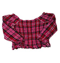 Girls Plaid Shirt Size S