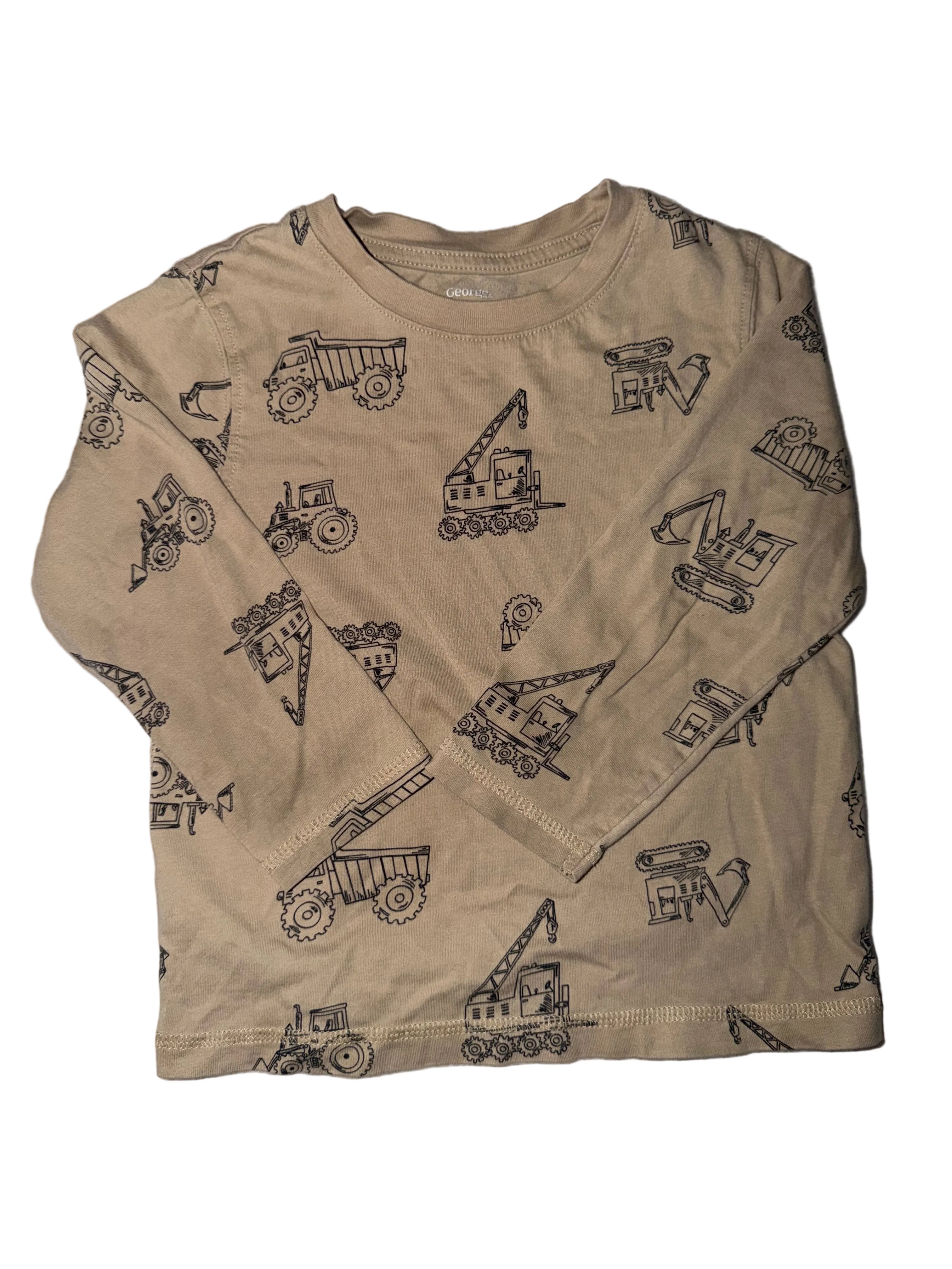 Construction Trucks Shirt 4T