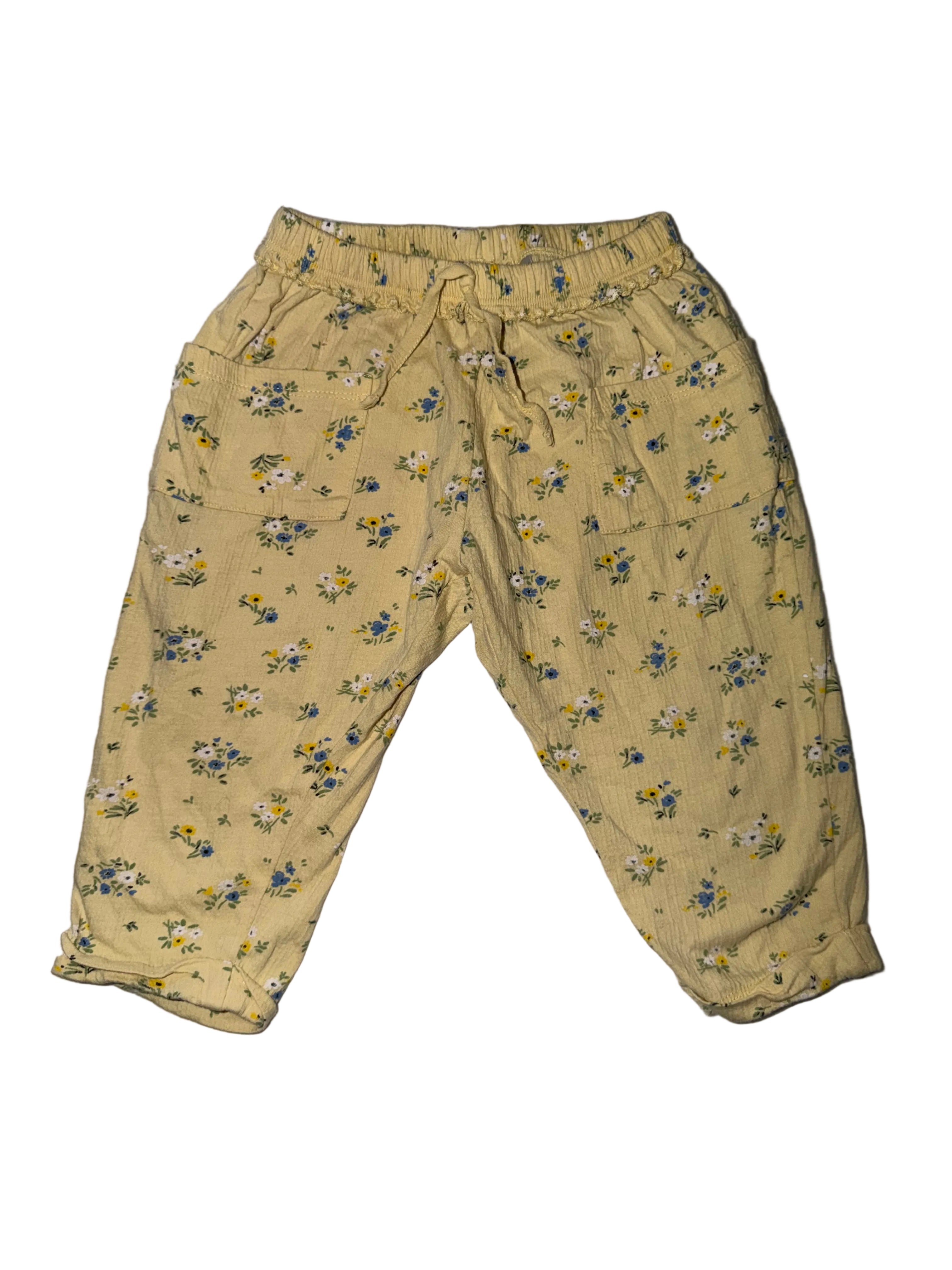 Floral Pants Size 18-24m