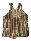 Plaid Shortalls Size 6-9m