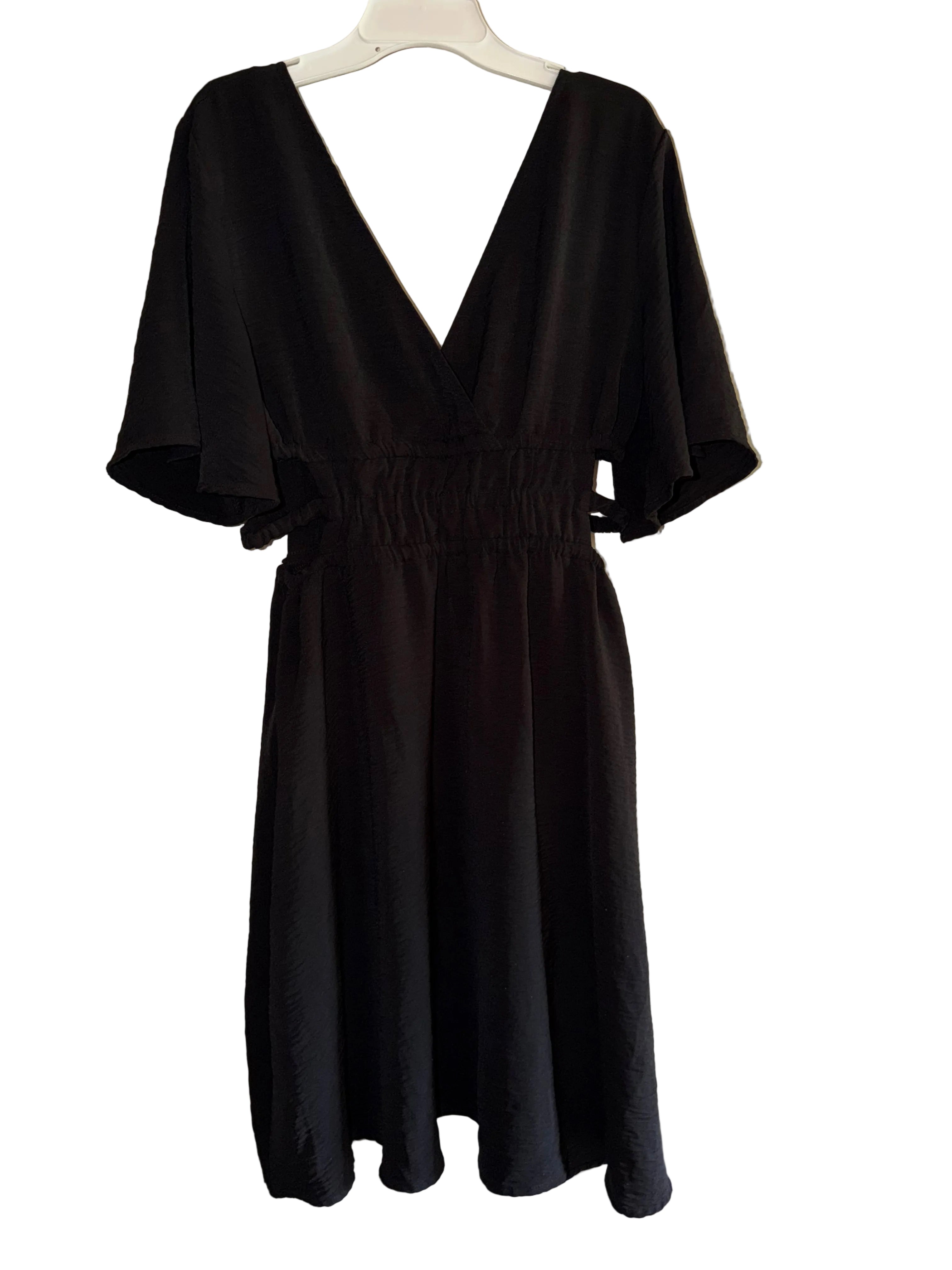 Flowy Dress with Side Cut Outs Size M