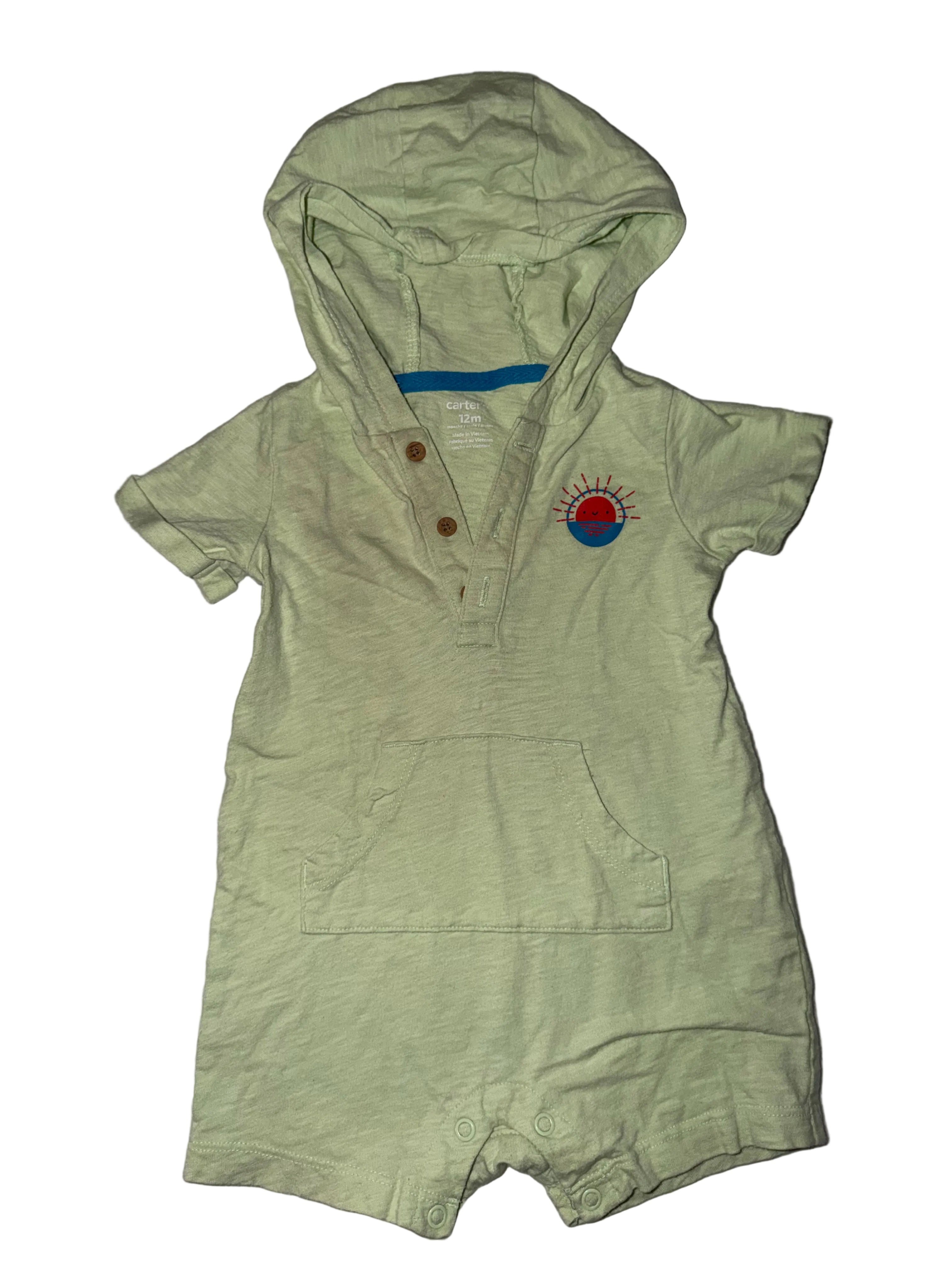 Hooded Romper Size 12m