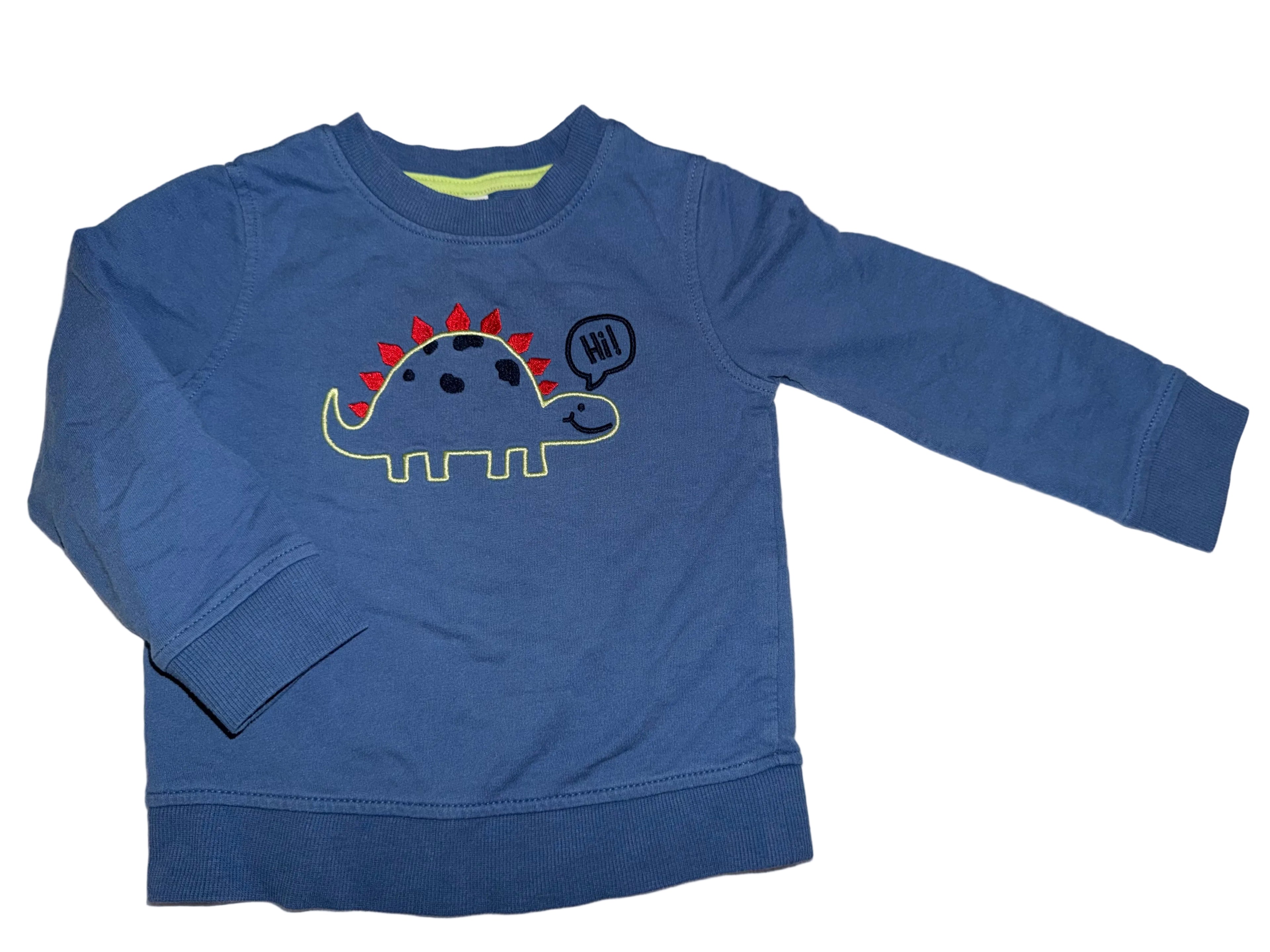 Blue Dino Crewneck Size 2T