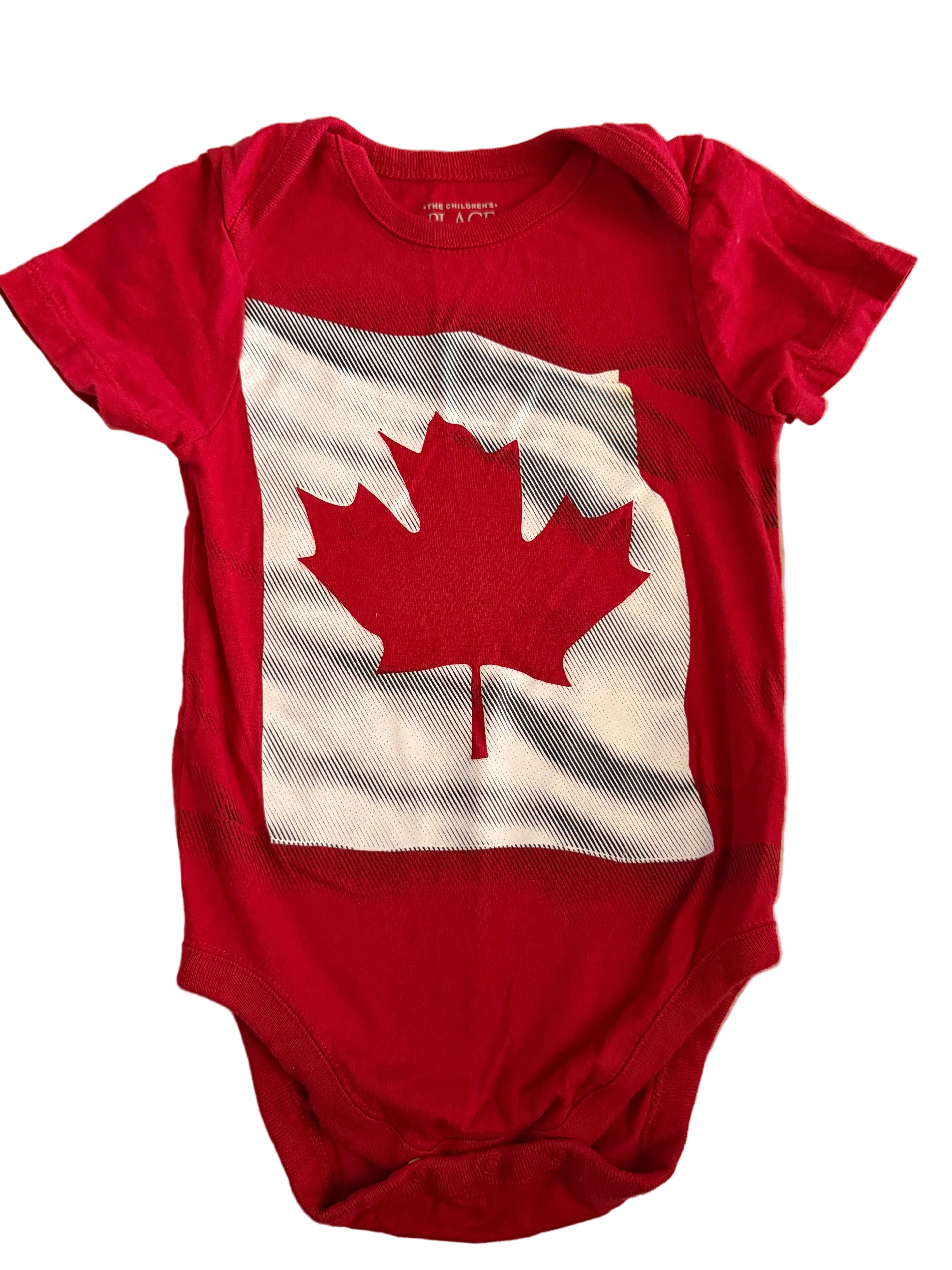 Canada Onesie Size 12-18m