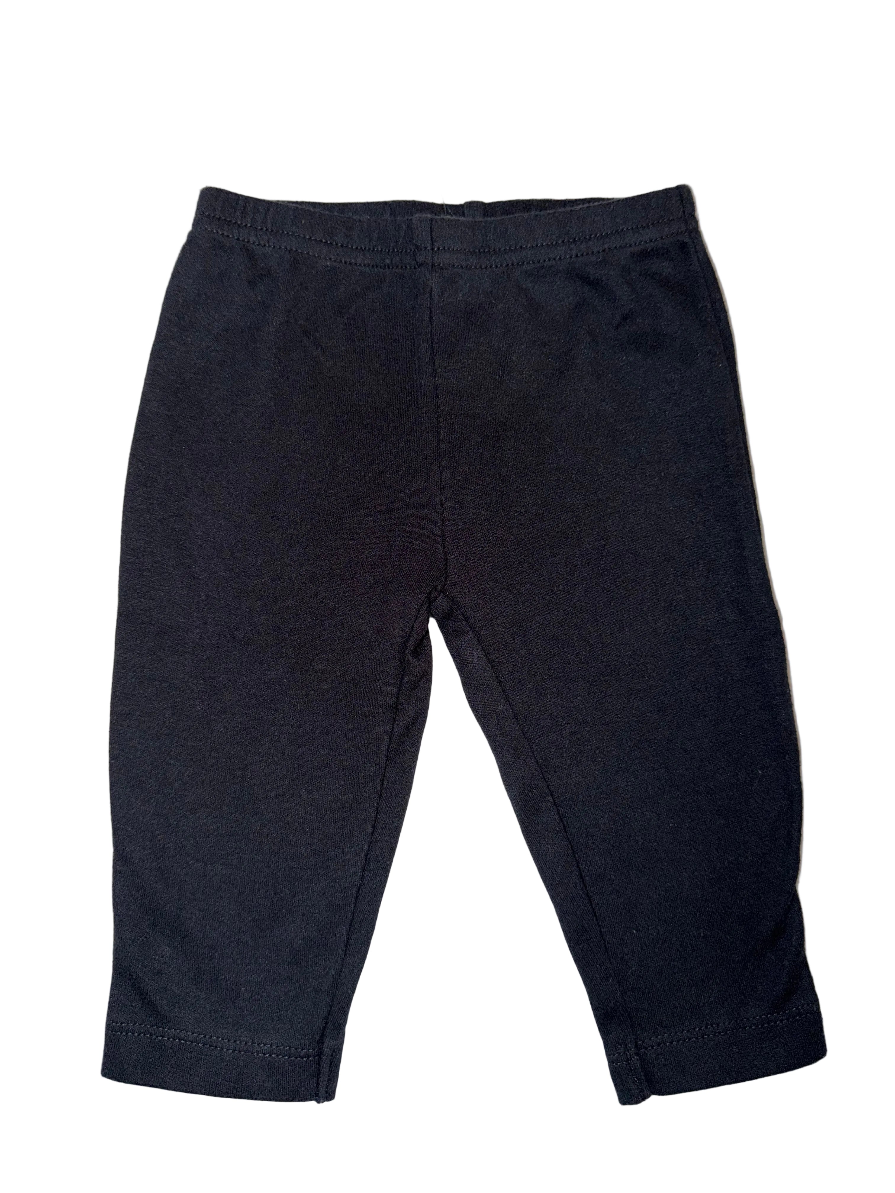 Black Leggings Size 3-6m