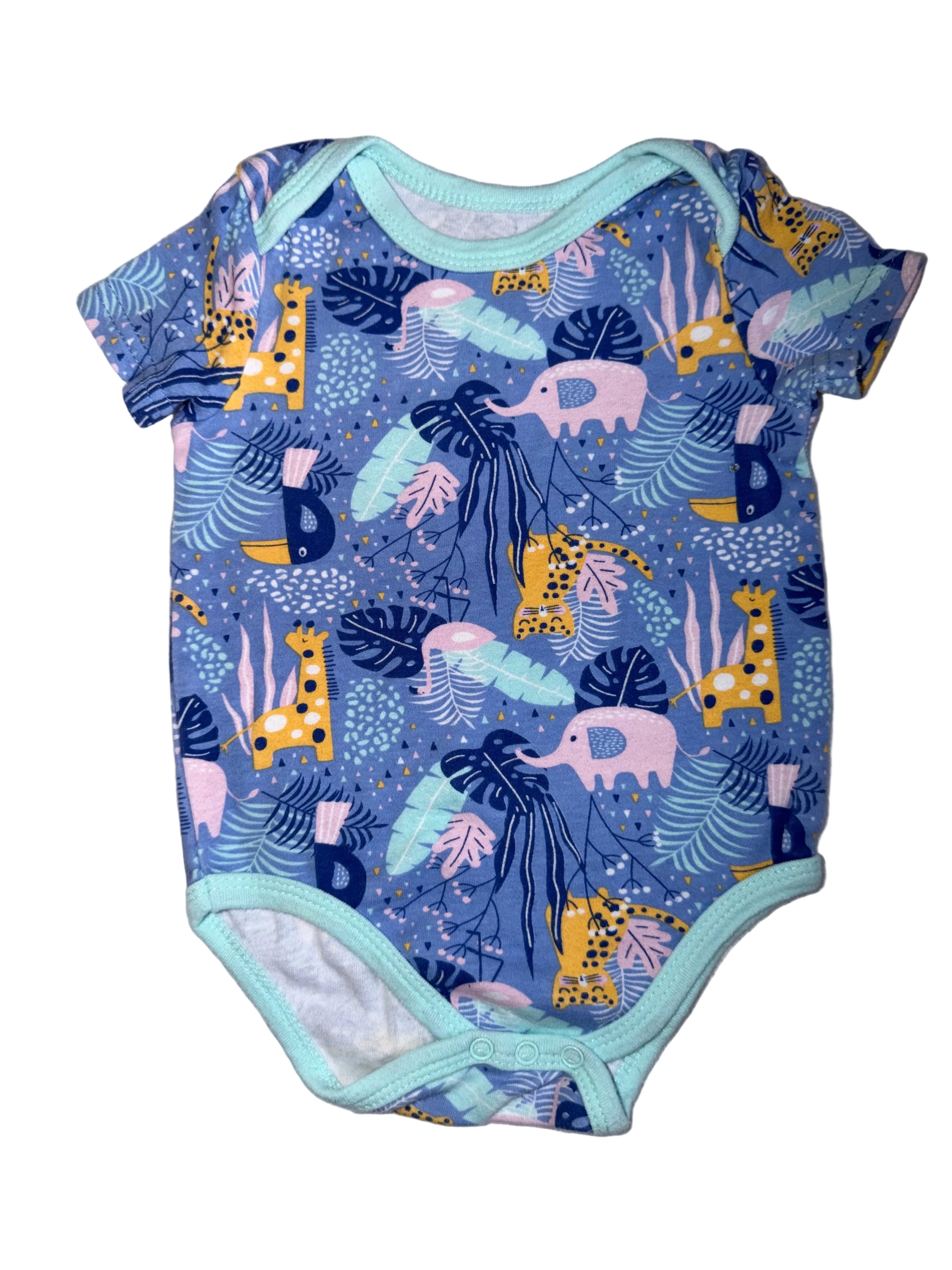 Jungle Print Onesie Size 6-9m