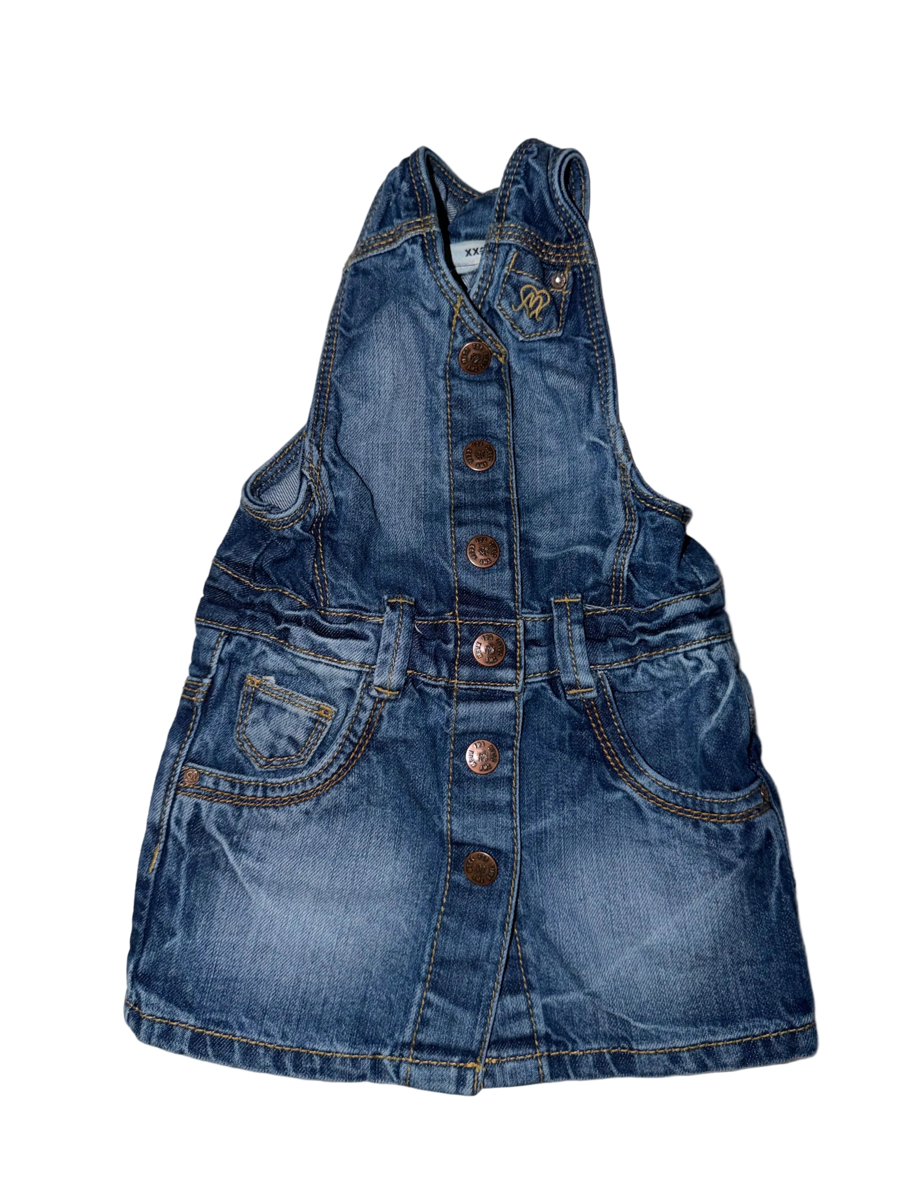Denim Dress Size 6-9m