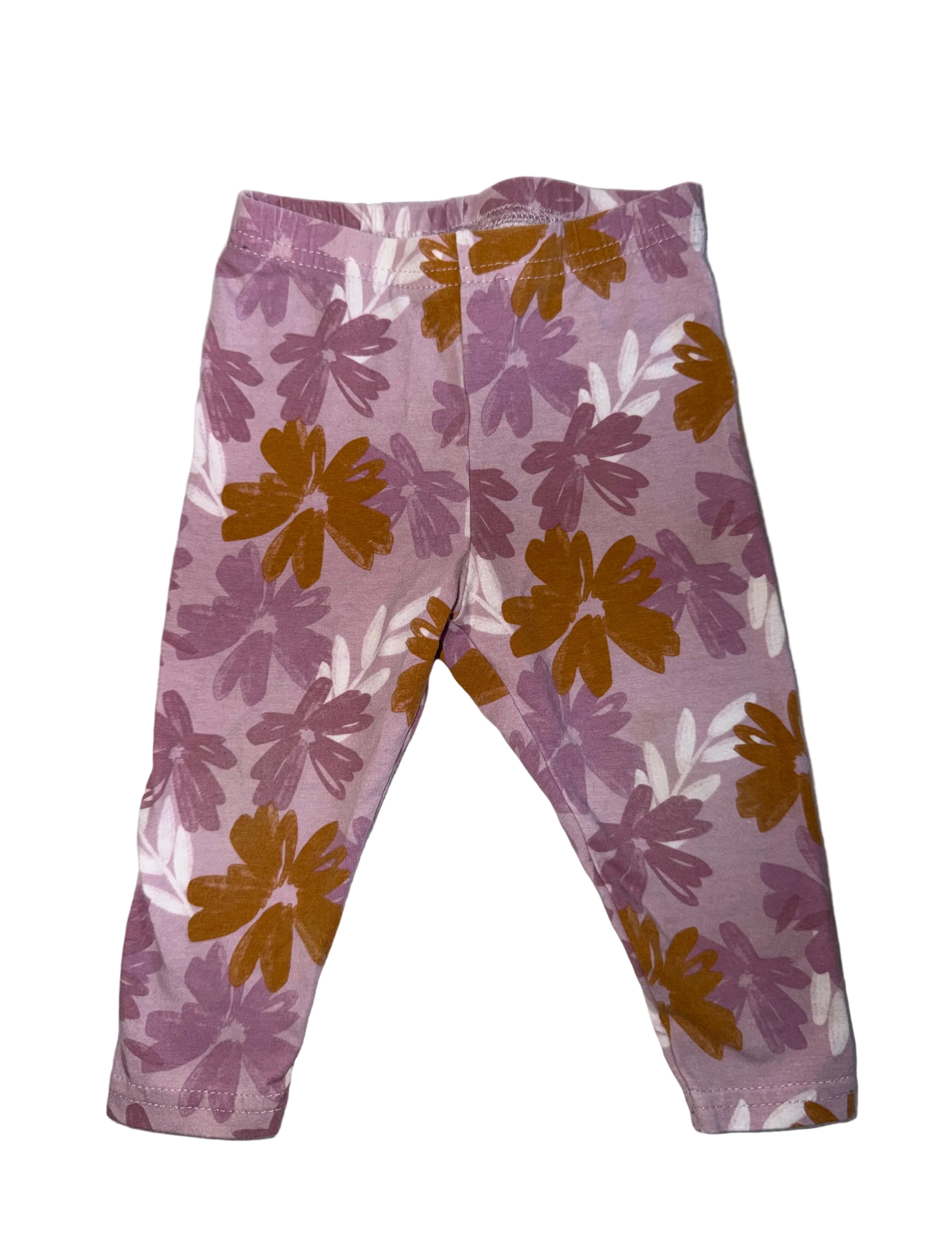 Floral Leggings Size 6-9m