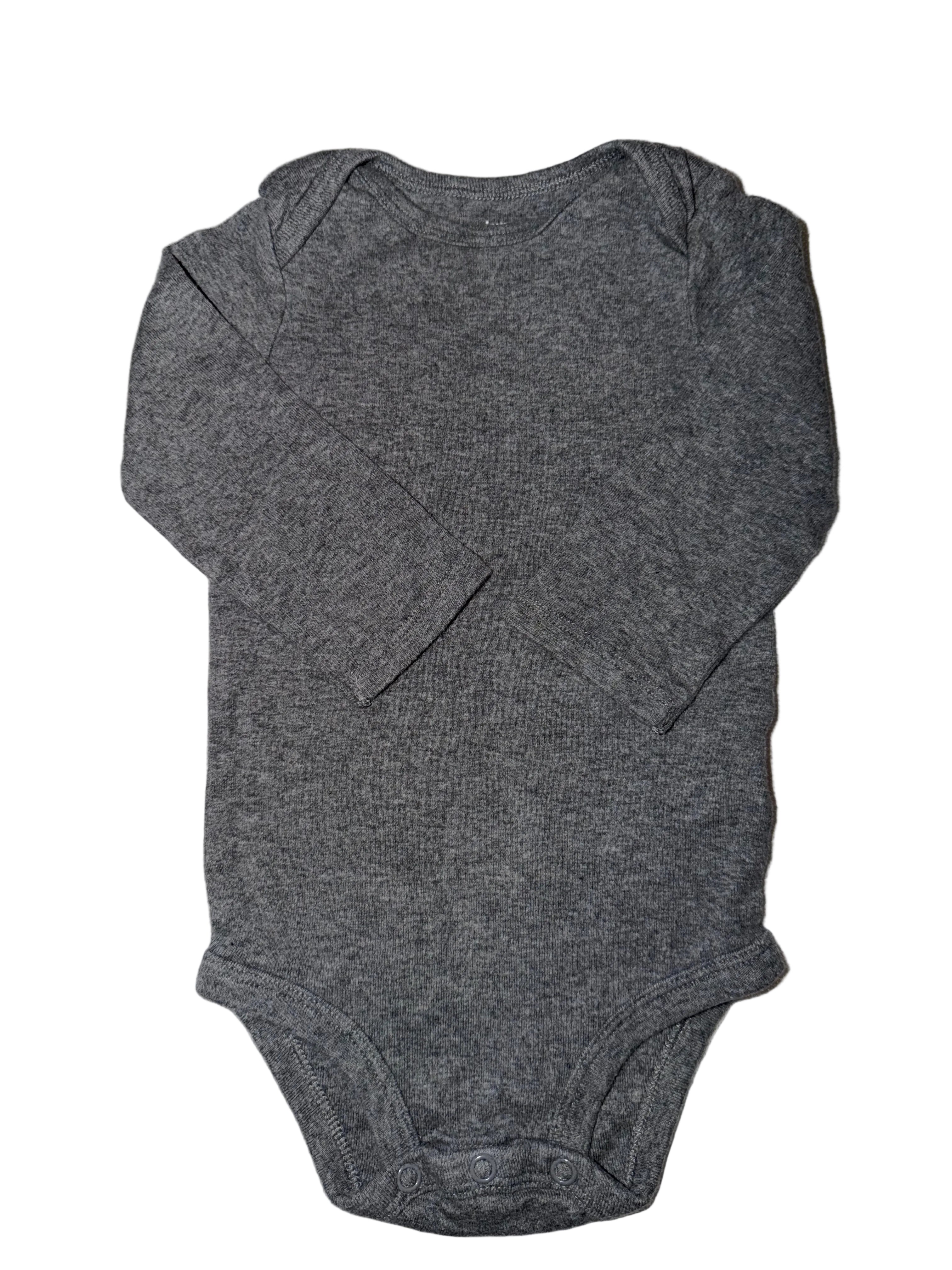 Grey Onesie Size 6-9m