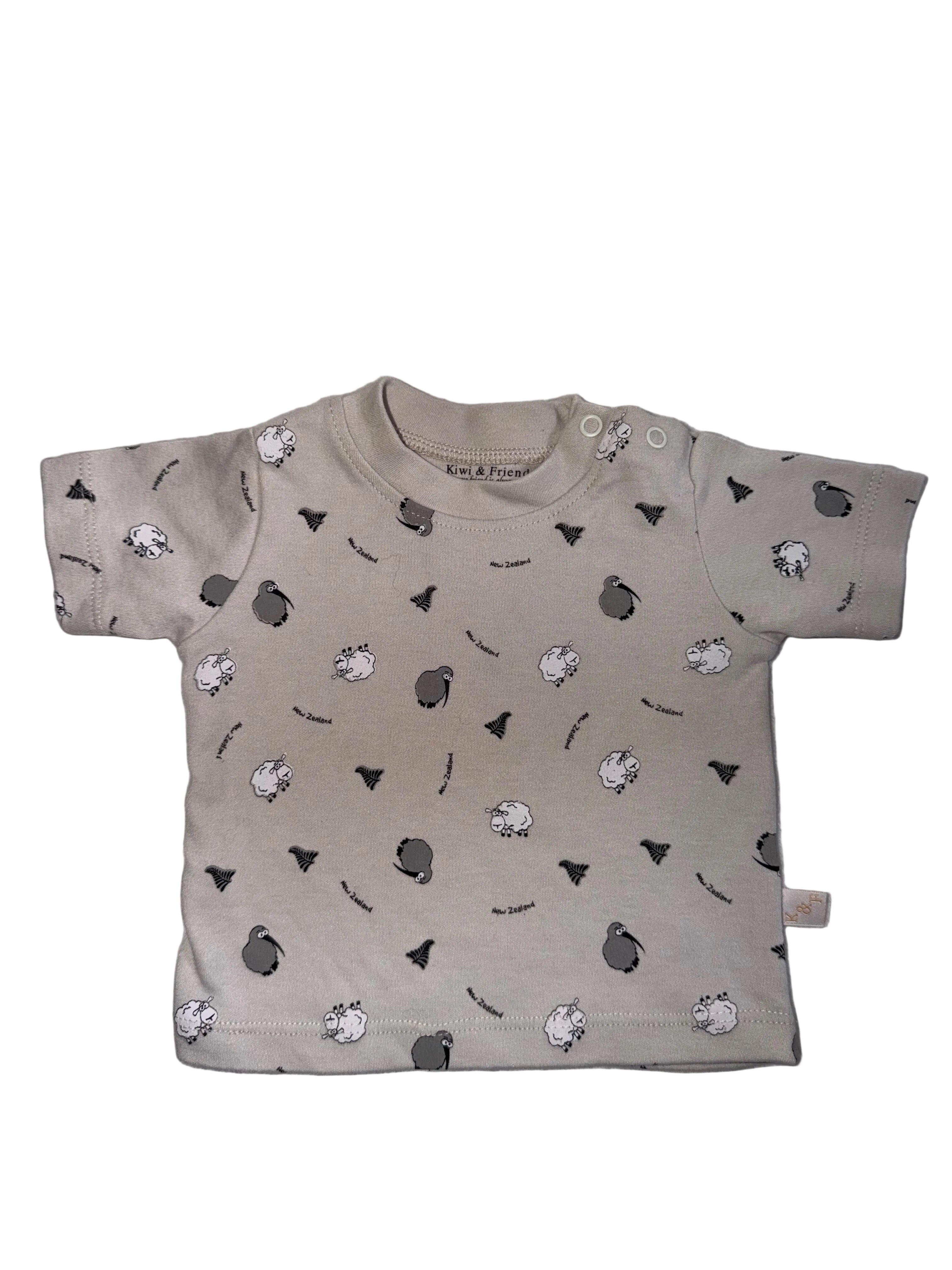 NZ Tee Size 3-6m