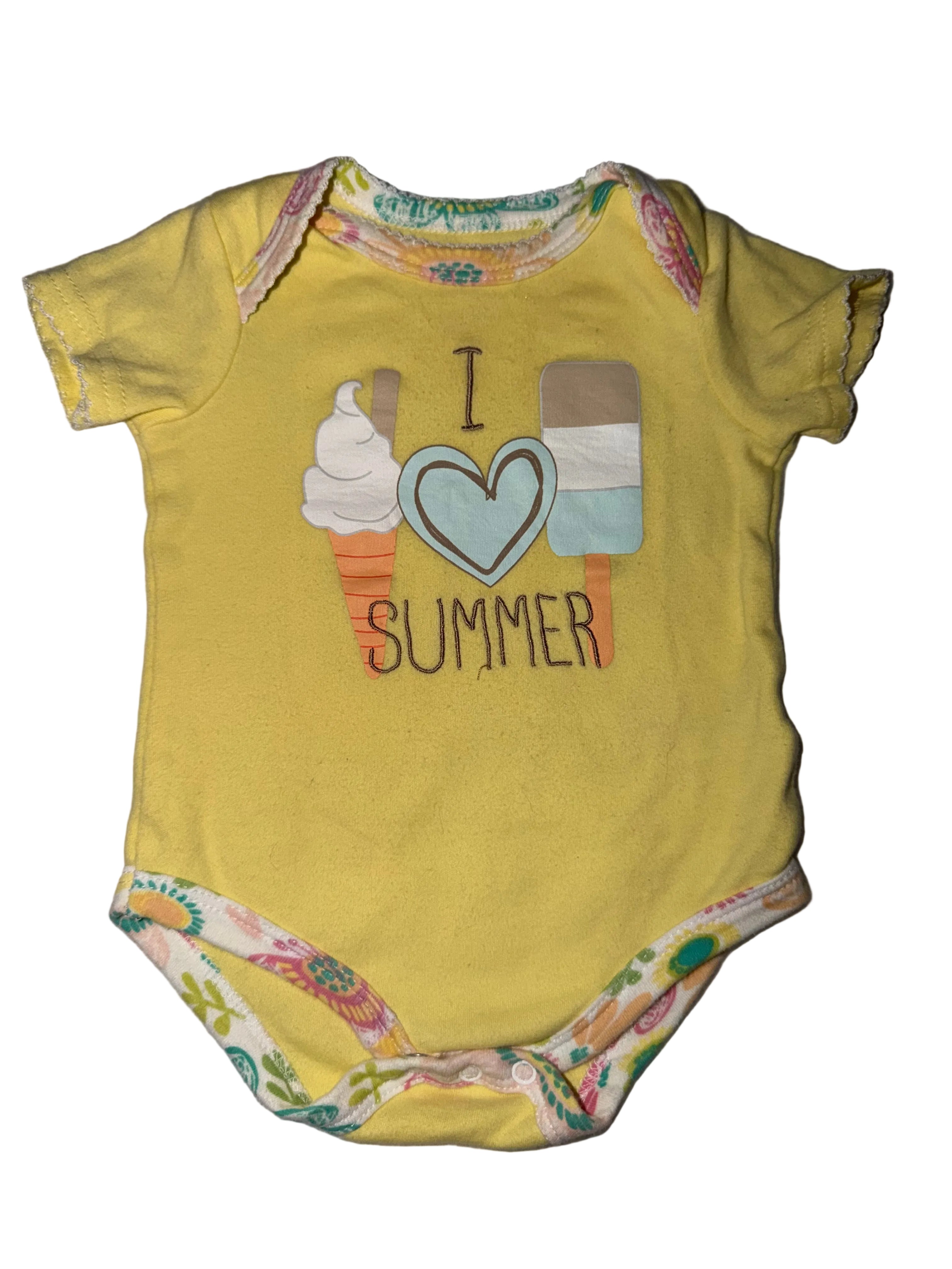 Summer Onesie Size 6-9m