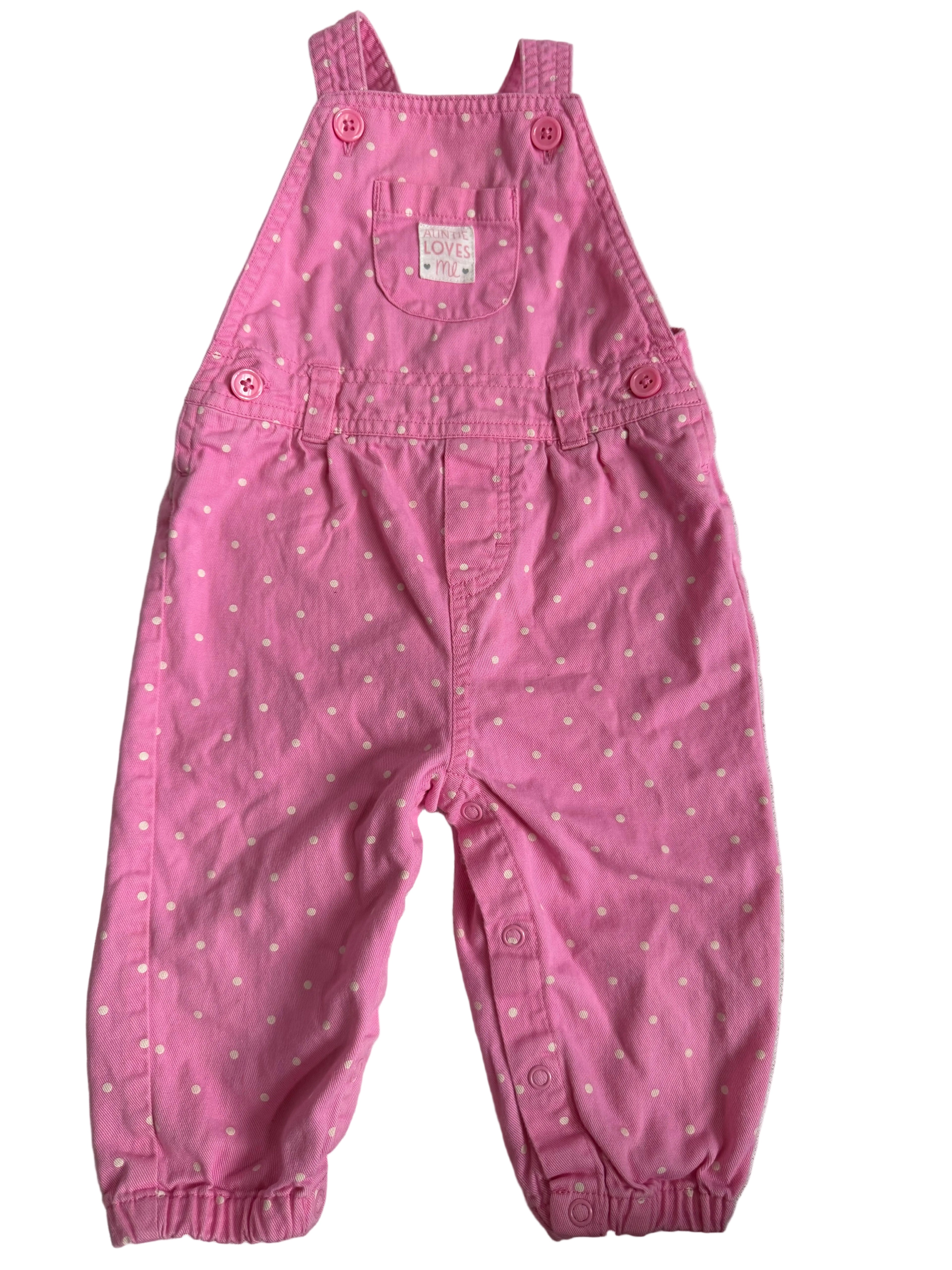 Auntie Loves Me Overalls Size 9m