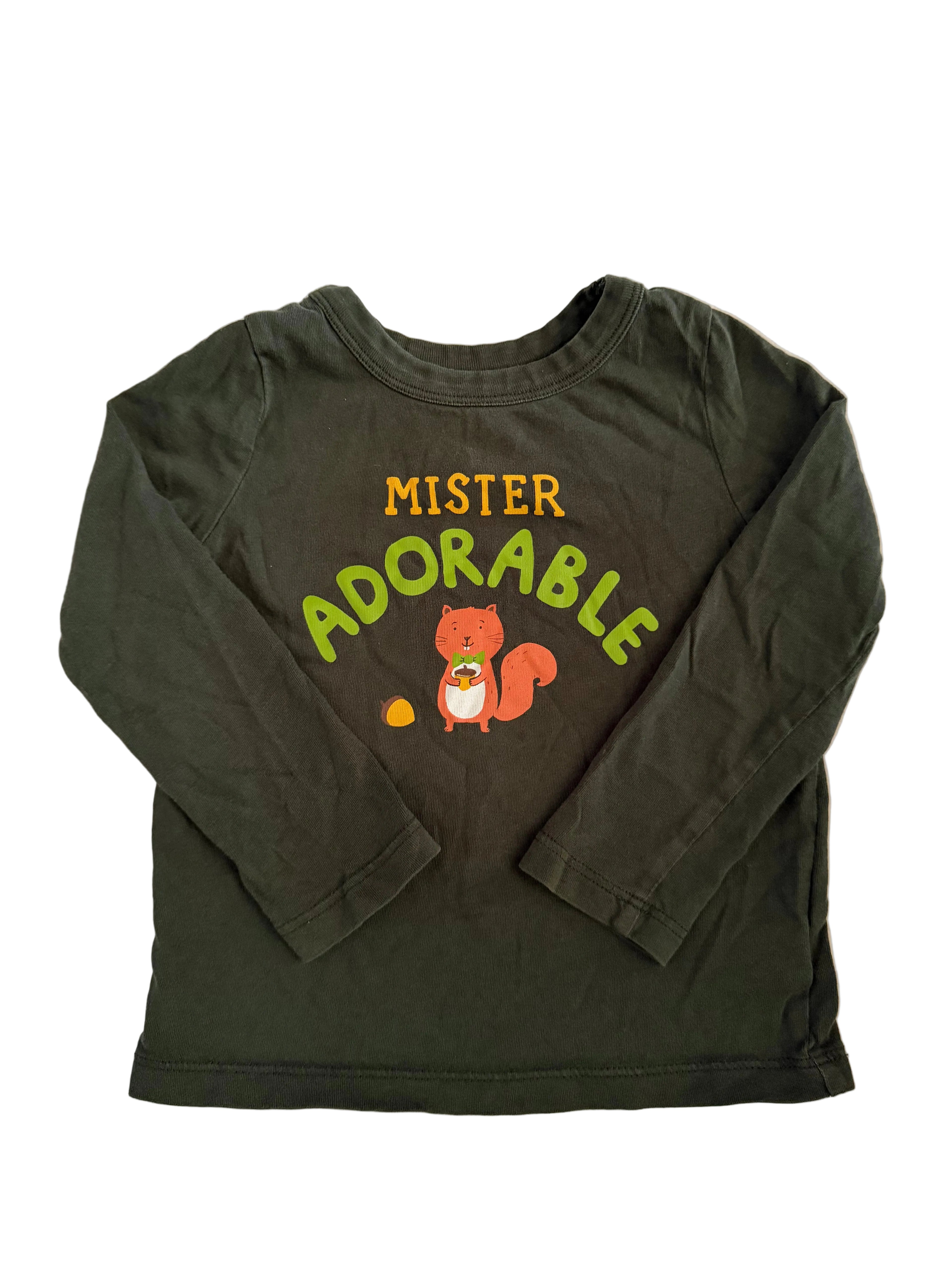 Squirrel Shirt Size 18-24m