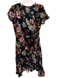 Women’s Floral Wrap Dress Size M