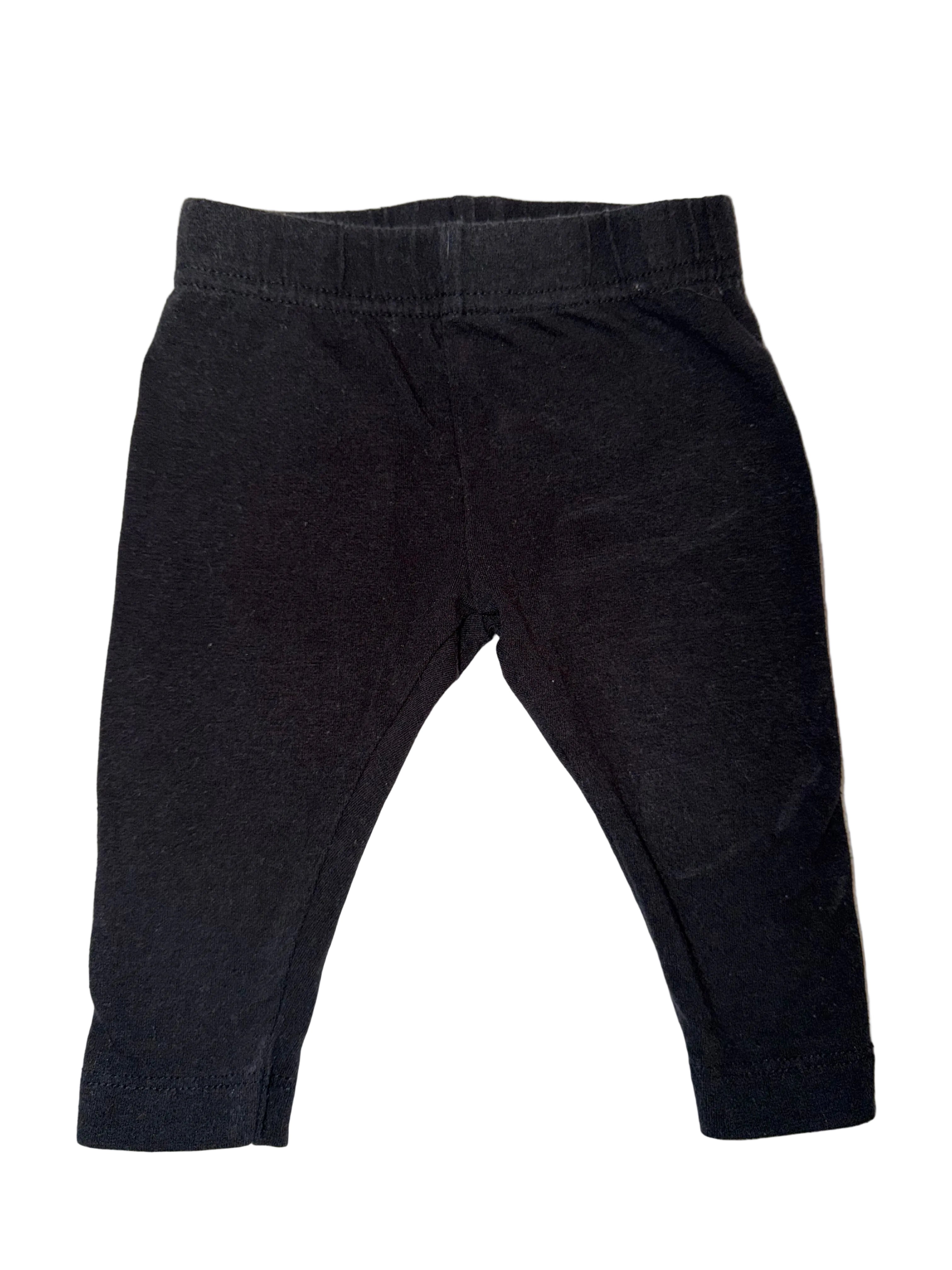 Black Leggings Size 3-6m