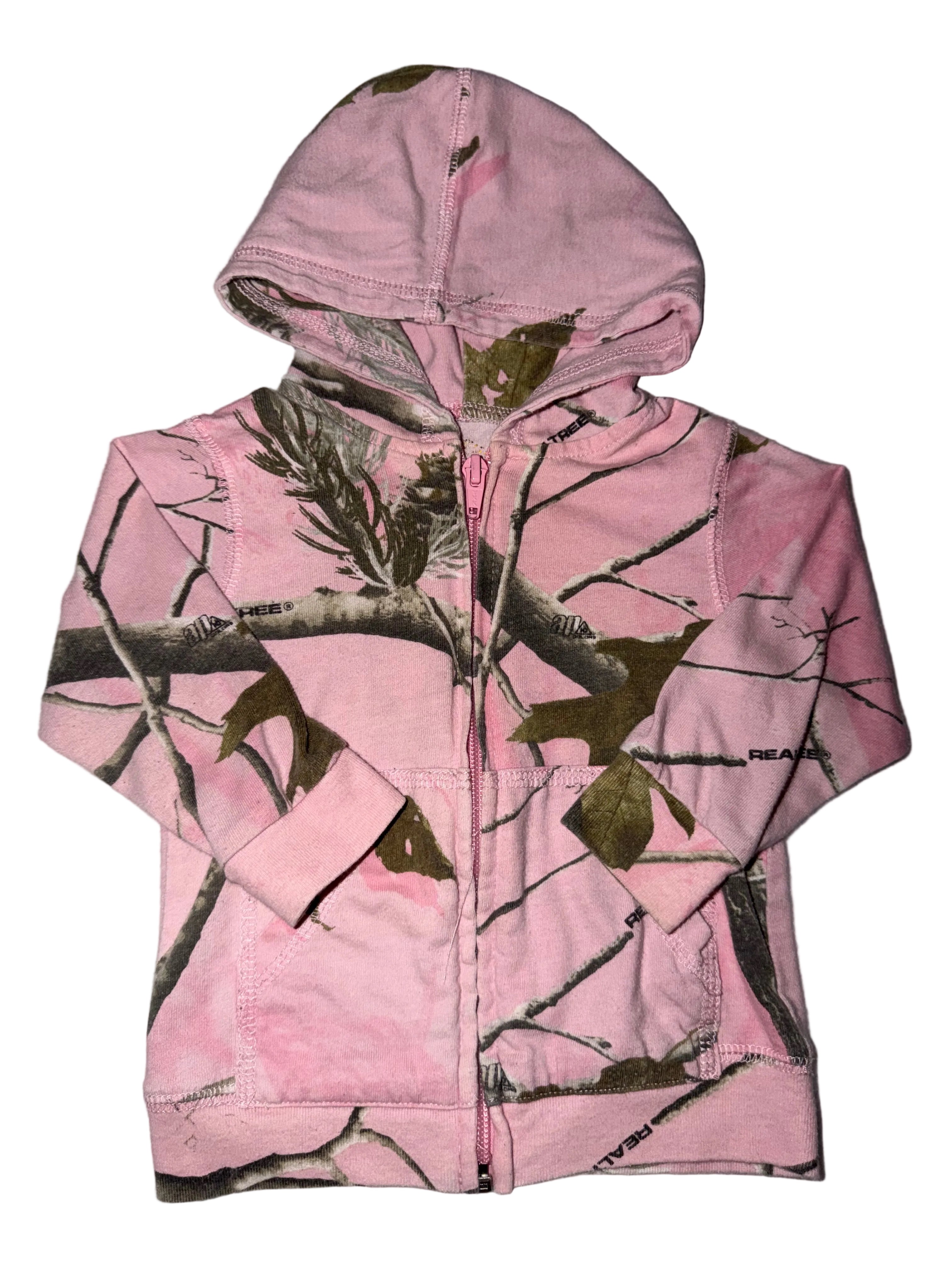 Pink Camo Sweater Size 9m