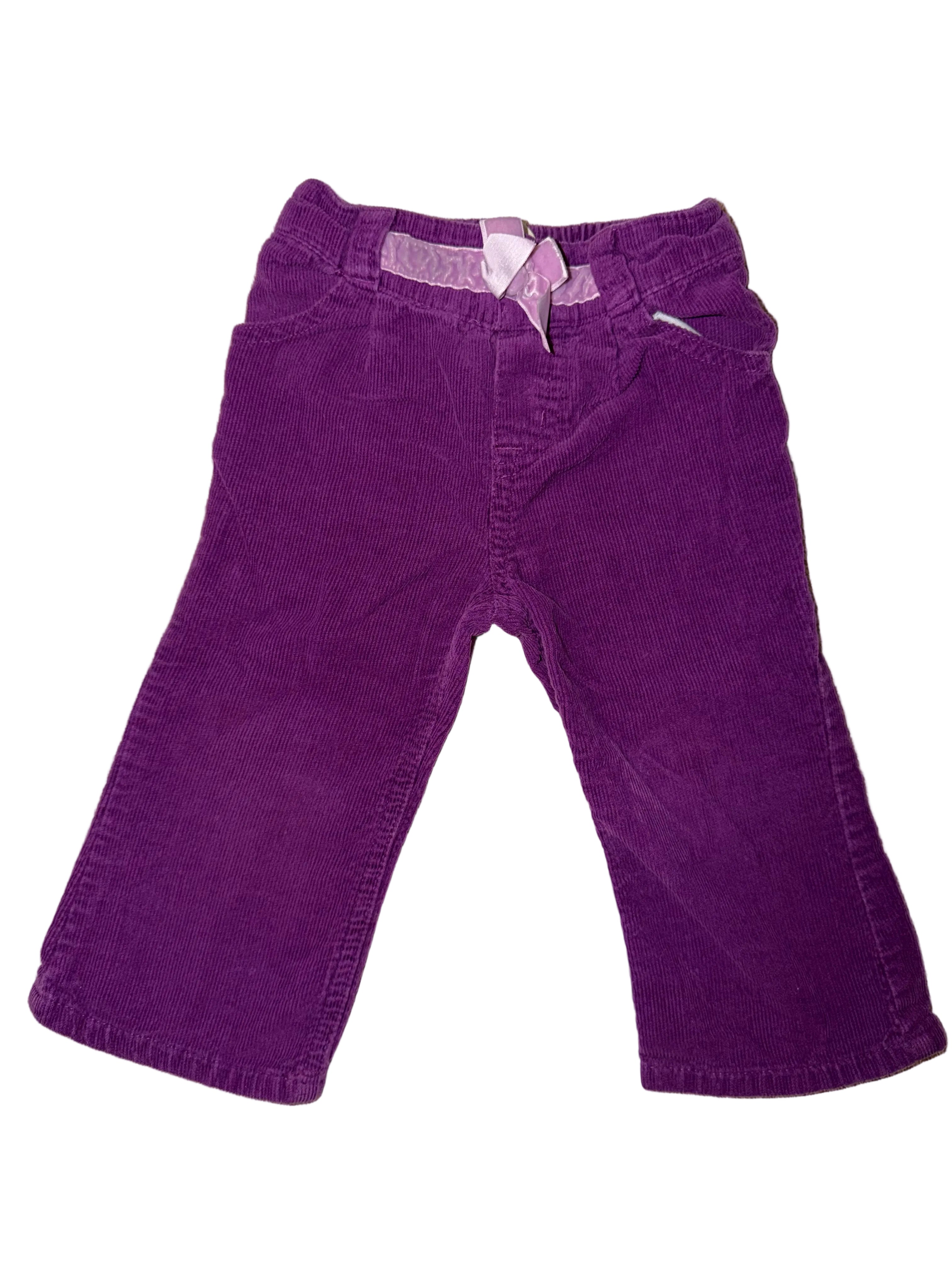 Purple Corduroy Pants Size 12m