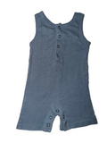 Blue Romper with Back Pockets Size 6-9m