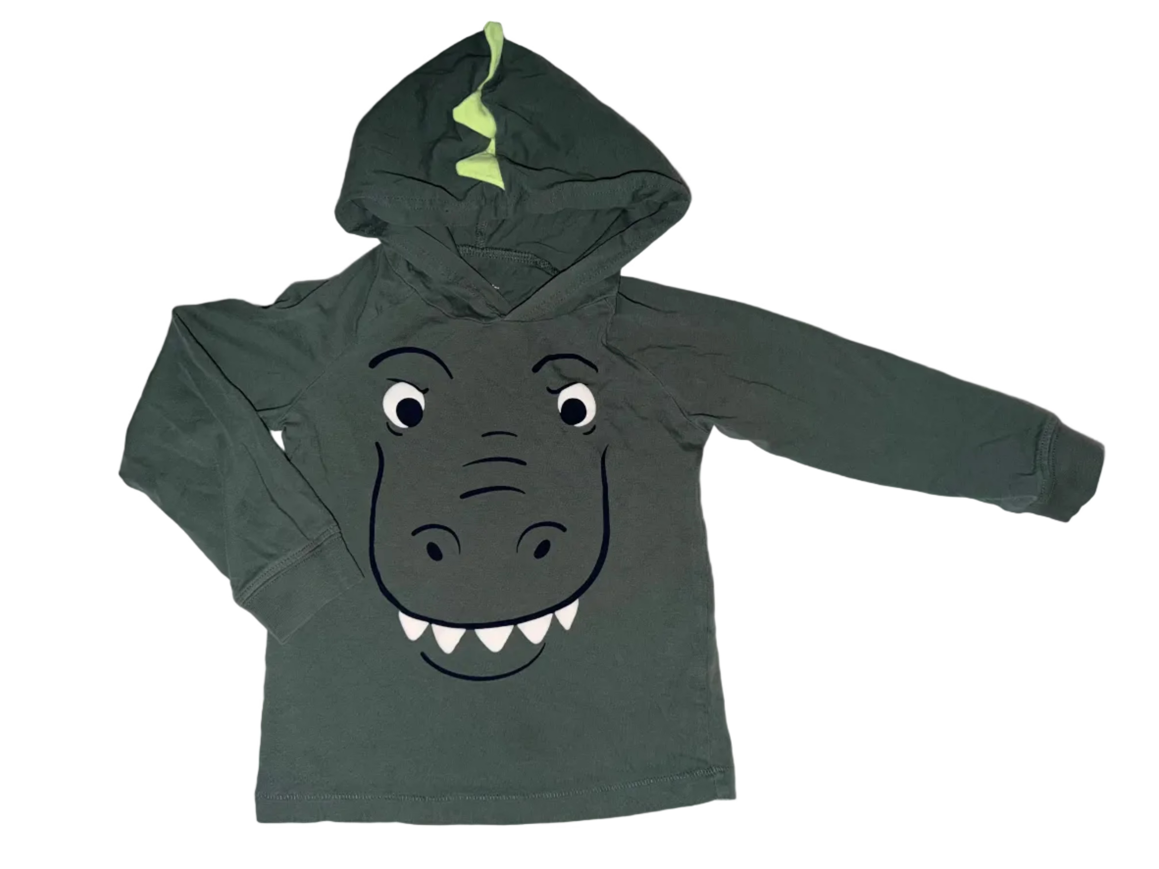 Hooded Dino Shirt Size 3T