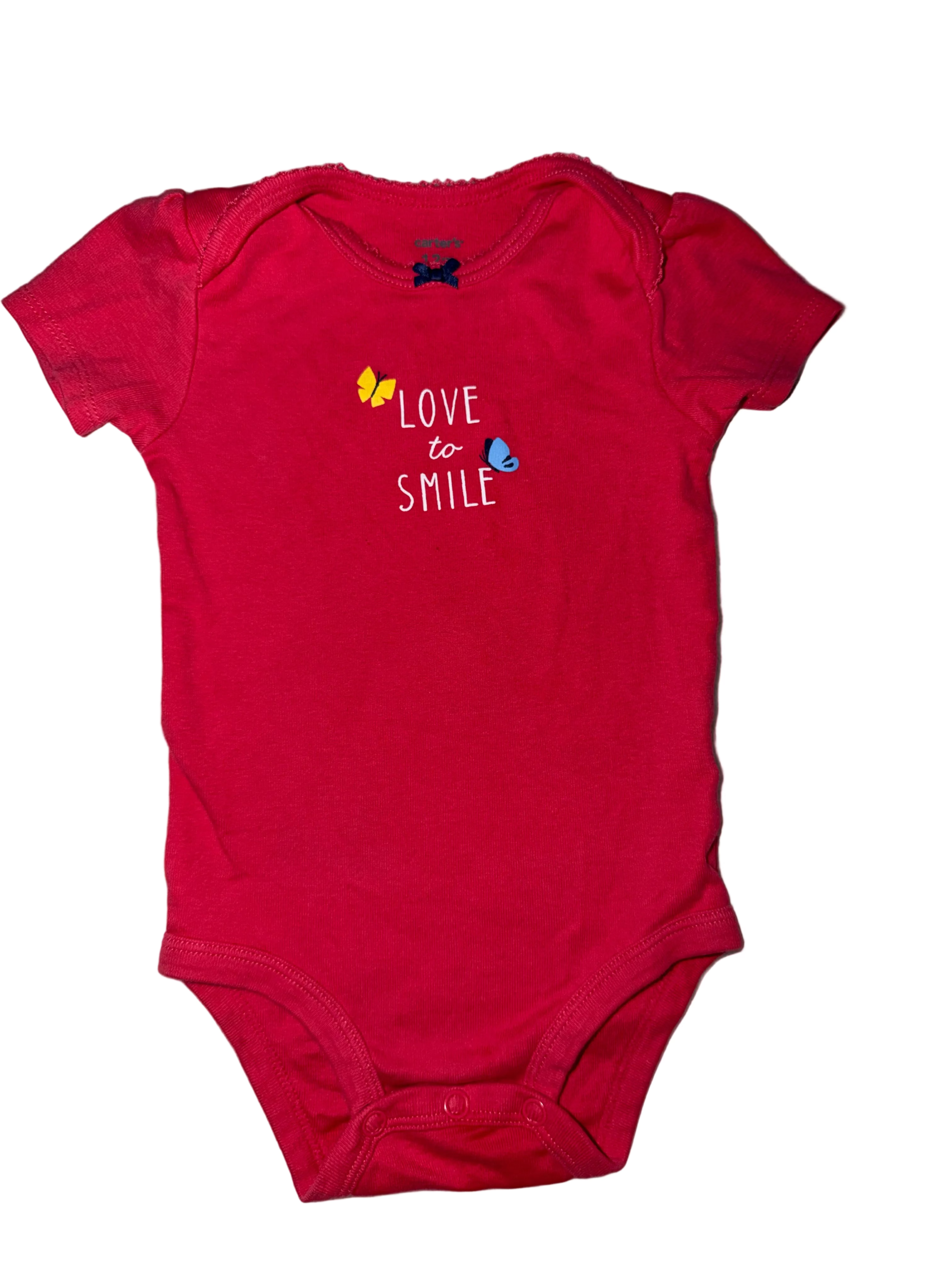 Love To Smile Onesie Size 12m
